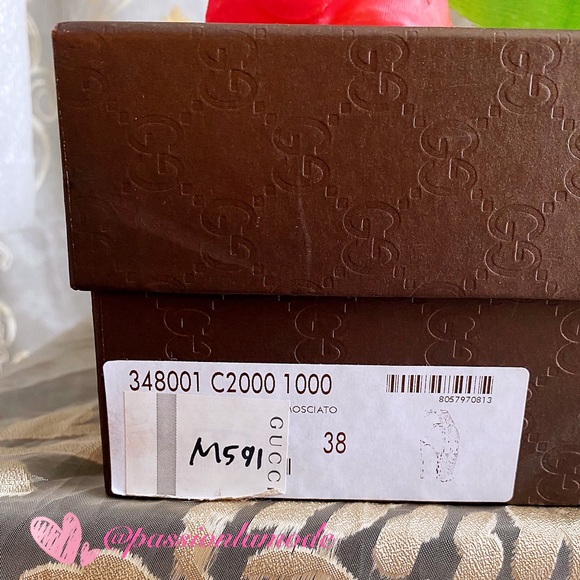 GUCCI NICKI MINAJ RARE Olympia Red Python Heels 38 - Picture 13 of 16